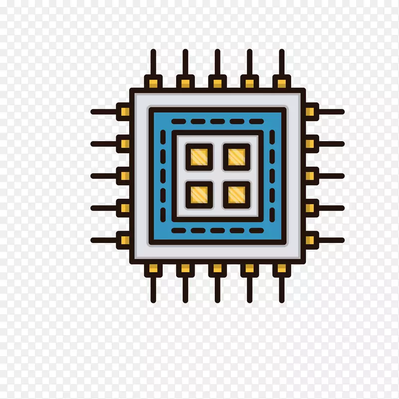 密集卡通电子图标