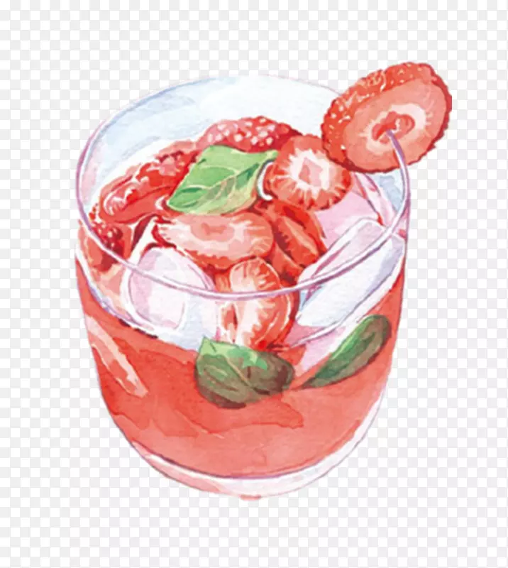清凉一夏草莓冰霜
