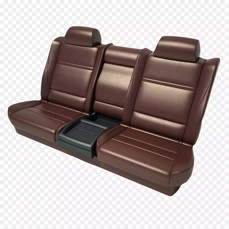 红棕色舒适汽车座椅