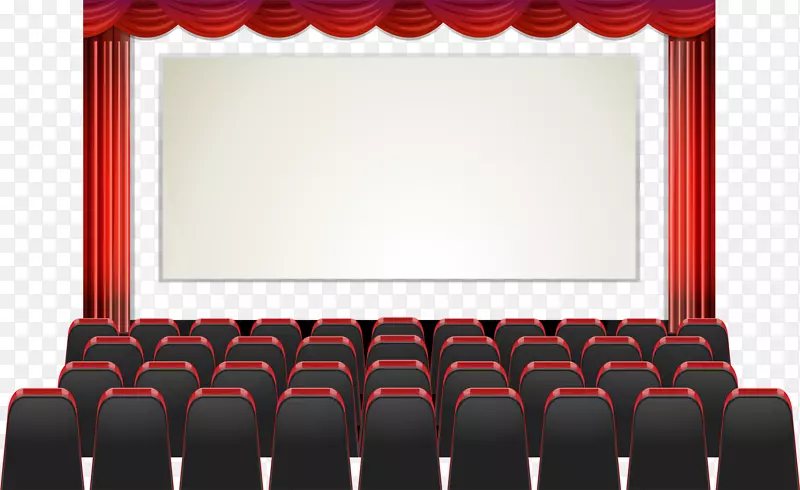 电影院多排黑色座椅