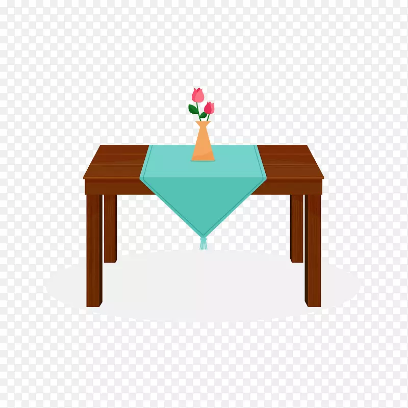 餐桌上的花