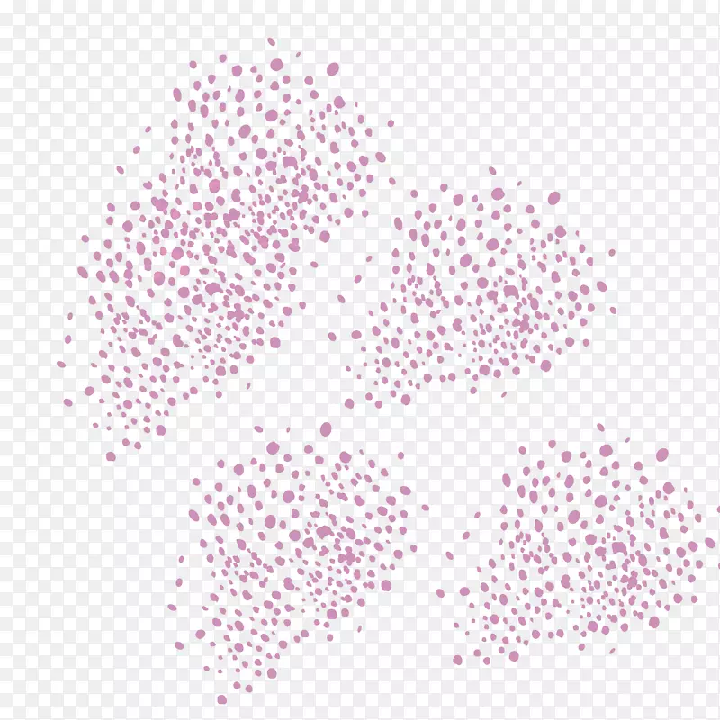 漂浮红色圆点矢量图
