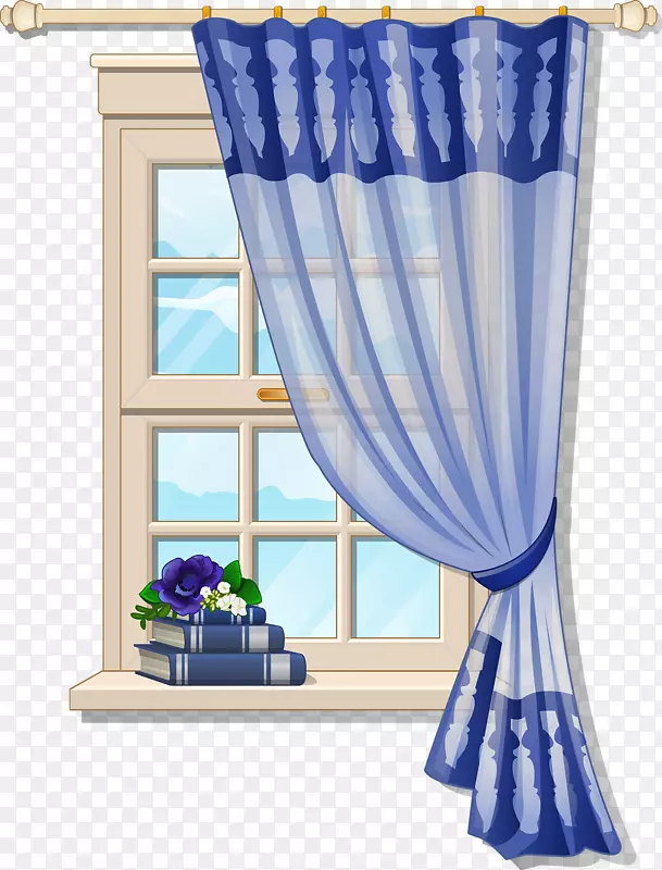 窗户和窗帘