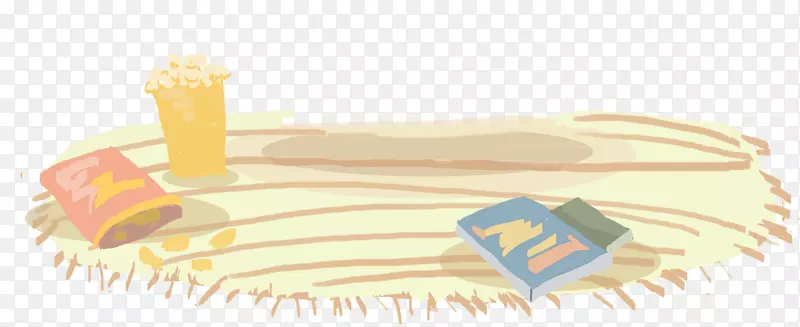 夏天手绘卡通地板