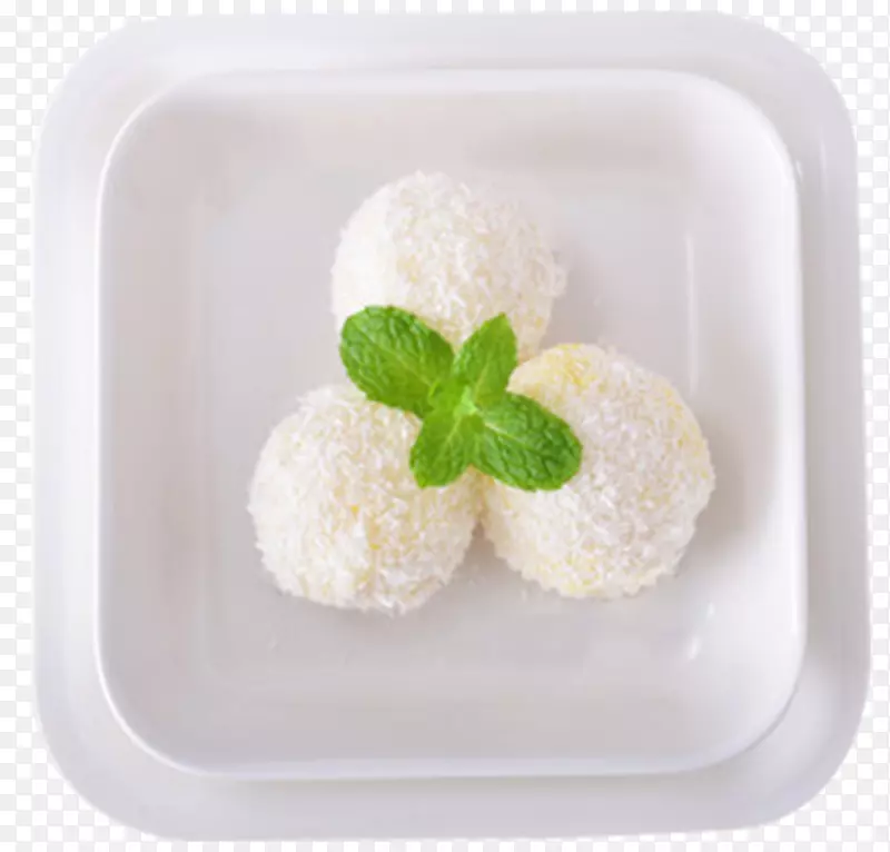 甜品芒果糯米糍团子