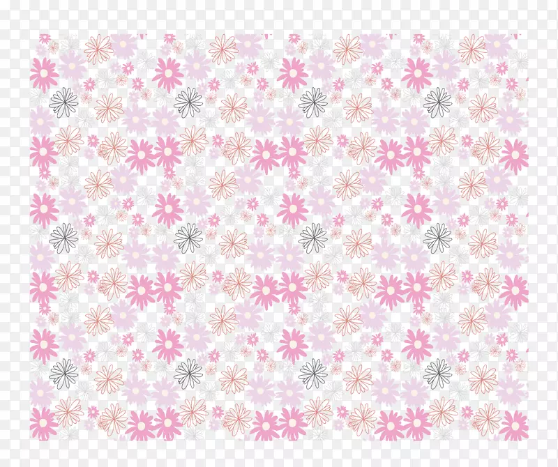 粉红色雏菊花纹