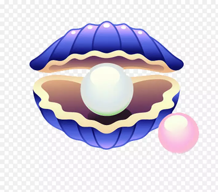 蓝色贝壳