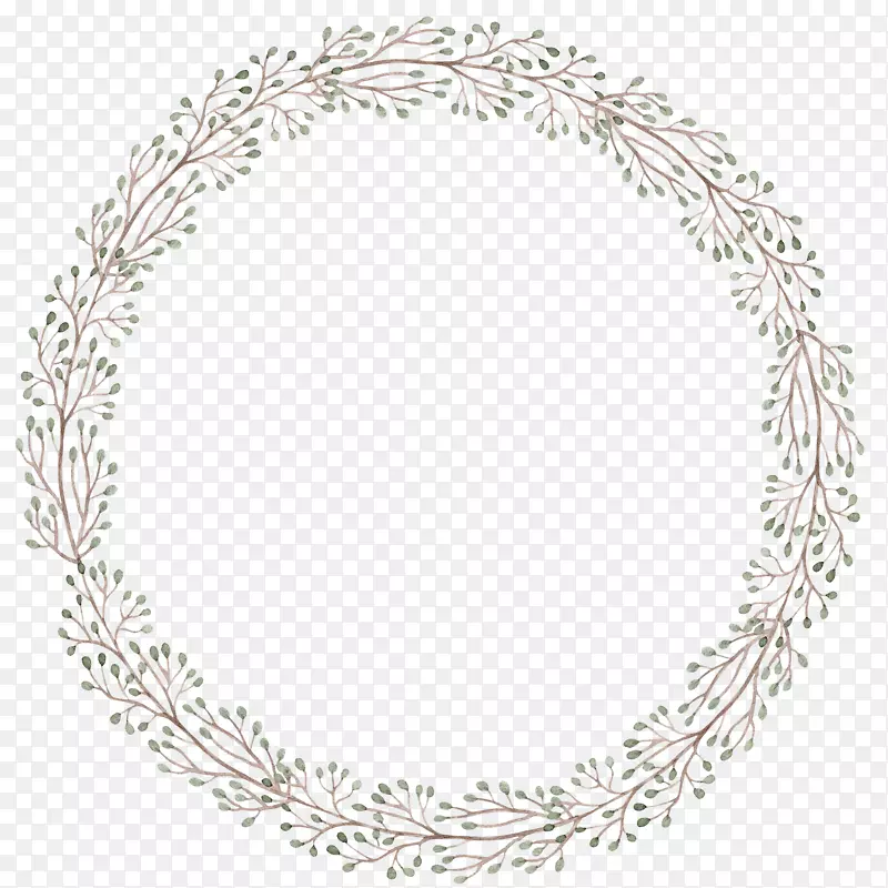 花组成的圆环