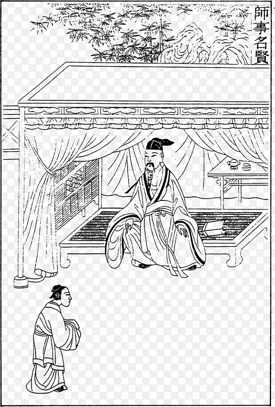 师事名贤典故