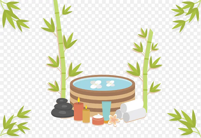 竹林美容院水疗护理