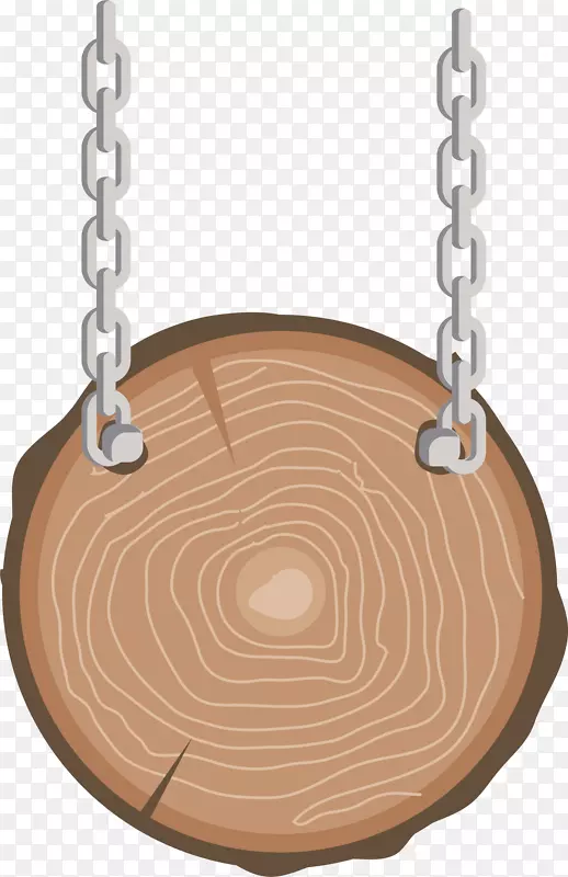 木质圆形招牌