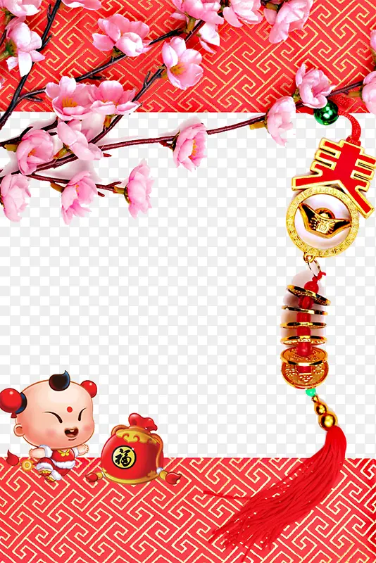 春节喜庆物品psd分层图