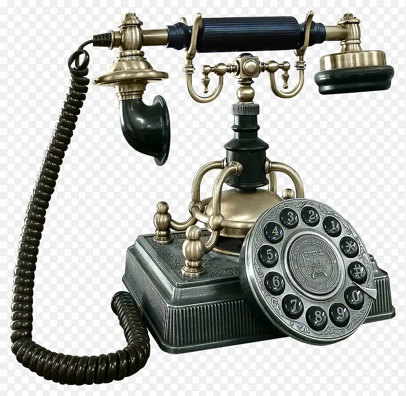 复古台式电话机简图