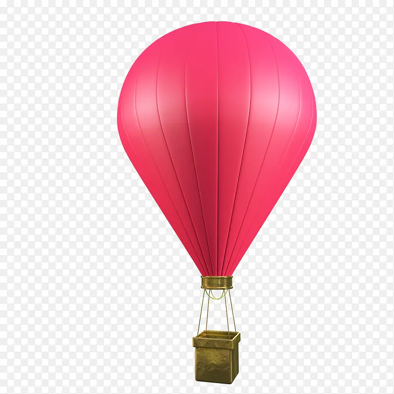 粉色的热气球