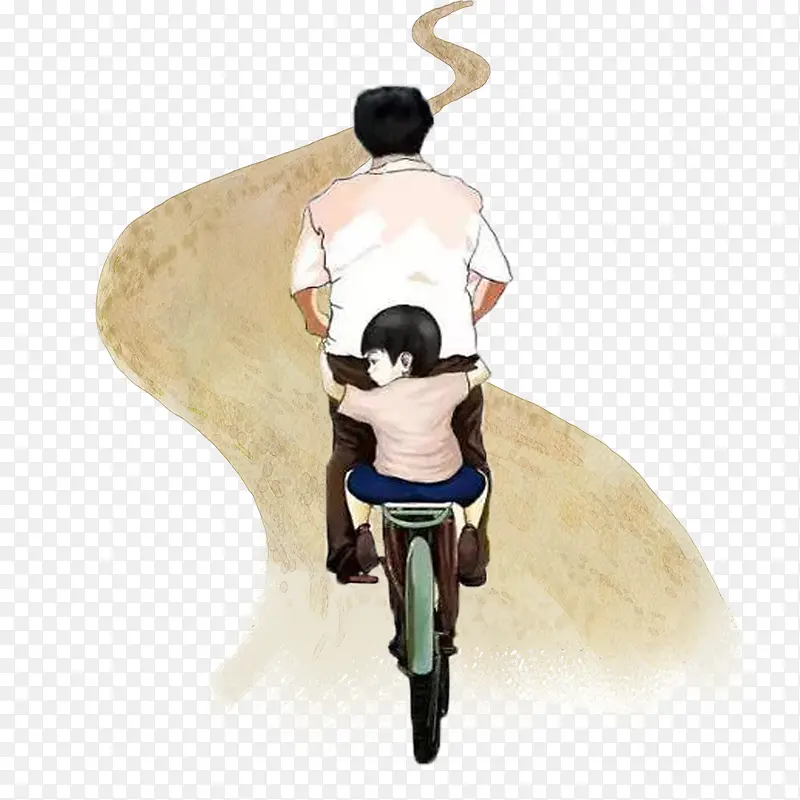 水彩父亲节素材