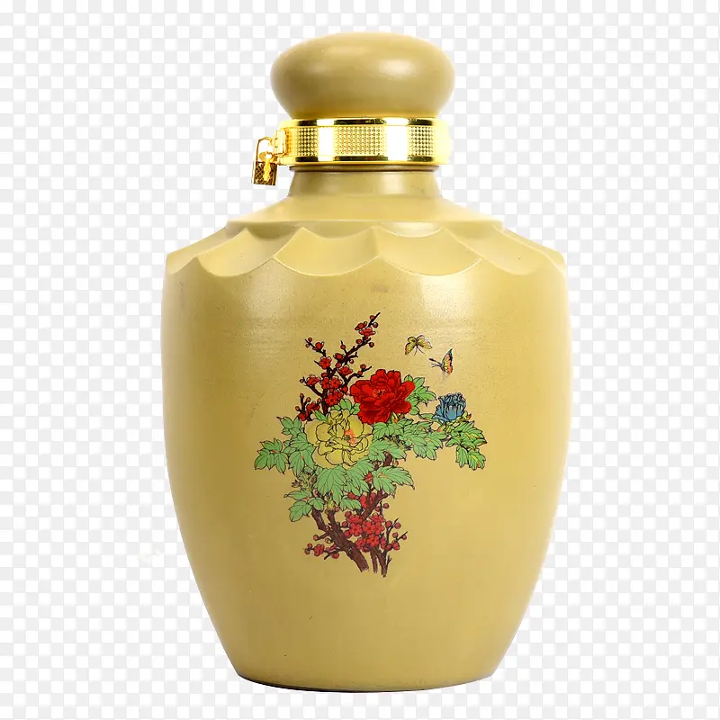 黄色小号泡酒瓶免扣