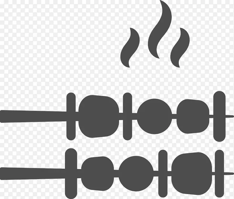 矢量新鲜的烧烤素材图