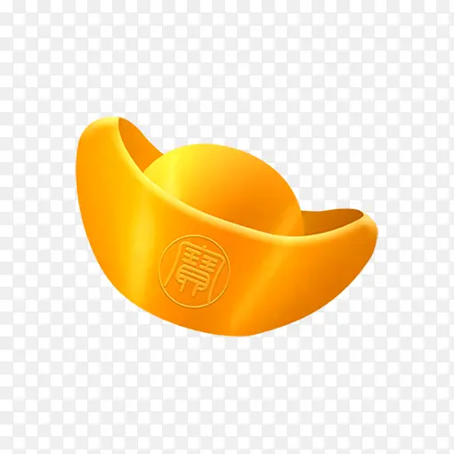 金色闪耀元宝财富