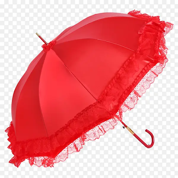 爱斯曼红色蕾丝新娘伞太阳伞