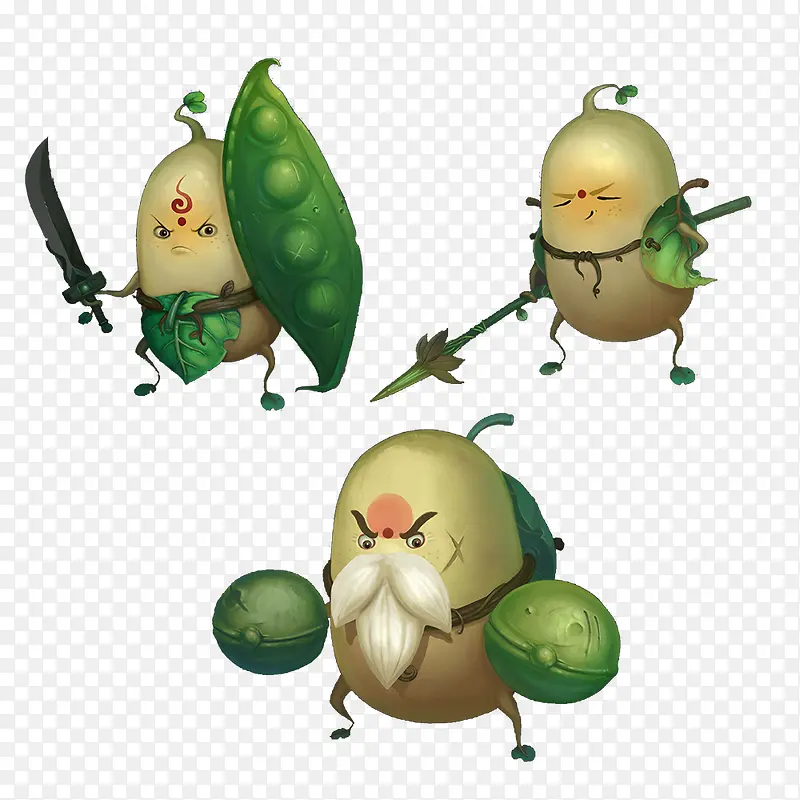 游戏豌豆战士形象