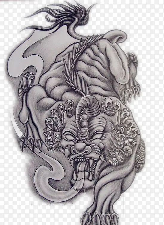 发怒的麒麟