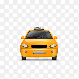 Taxi Front Yellow Icon