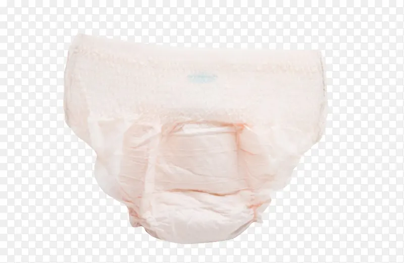 白色婴儿纸尿裤实物