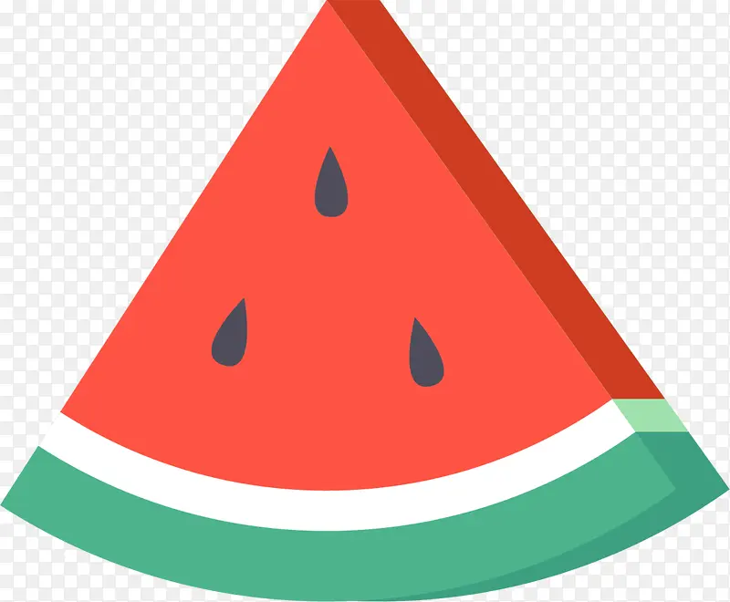 夏季水果三角形西瓜