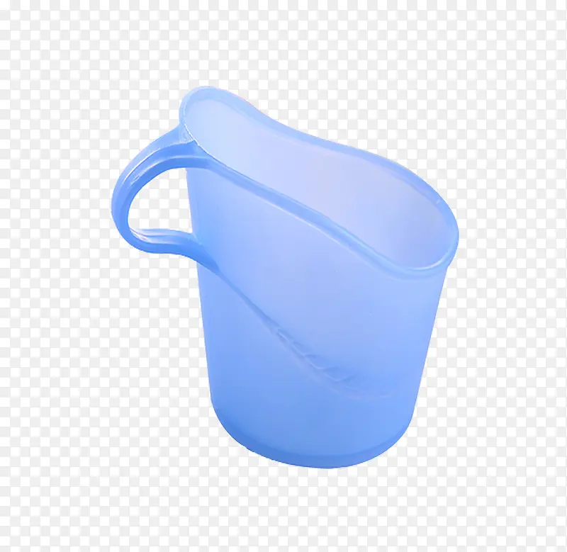 产品实物蓝色塑料杯托