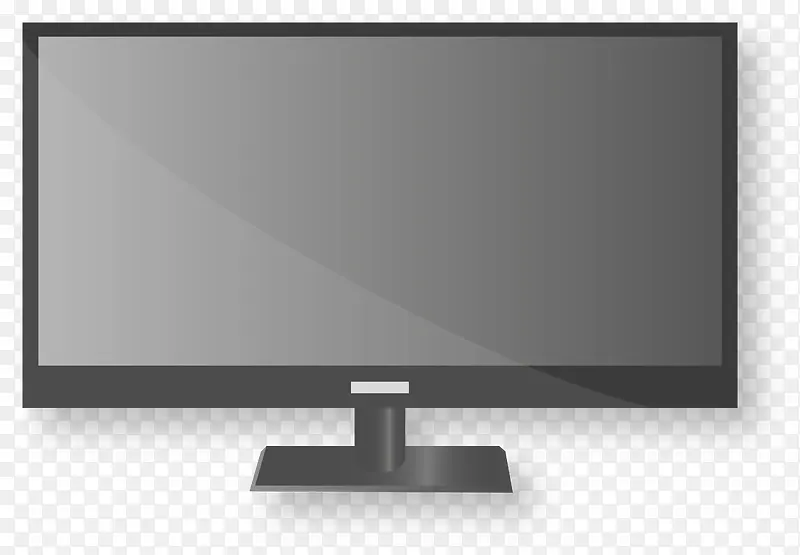 卡通电视机矢量图