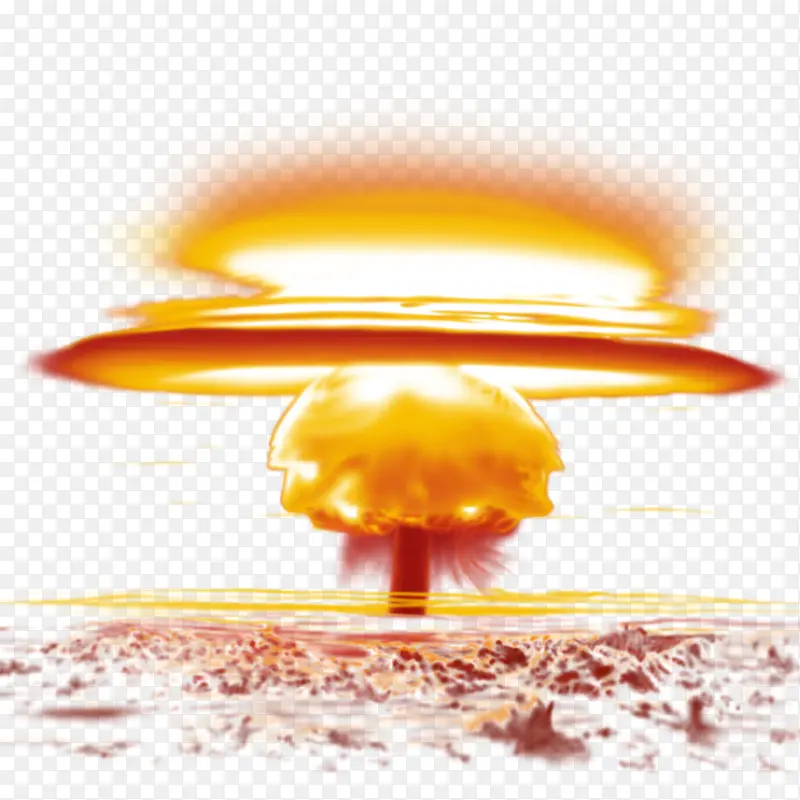 爆炸的蘑菇云