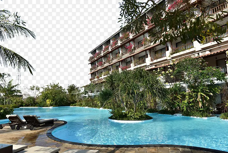 巴厘岛酒店高清摄影图