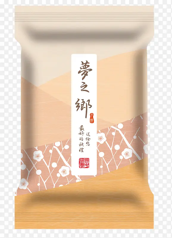 日式风格唯美的食品包装袋子