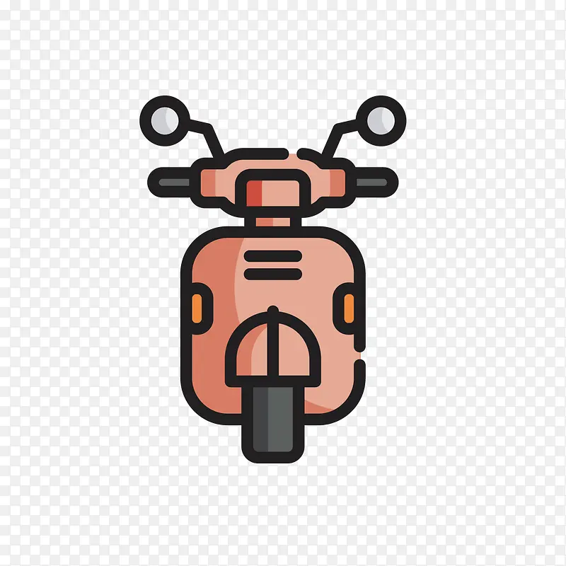 卡通电动摩托车设计