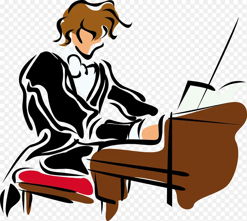 弹钢琴的男人