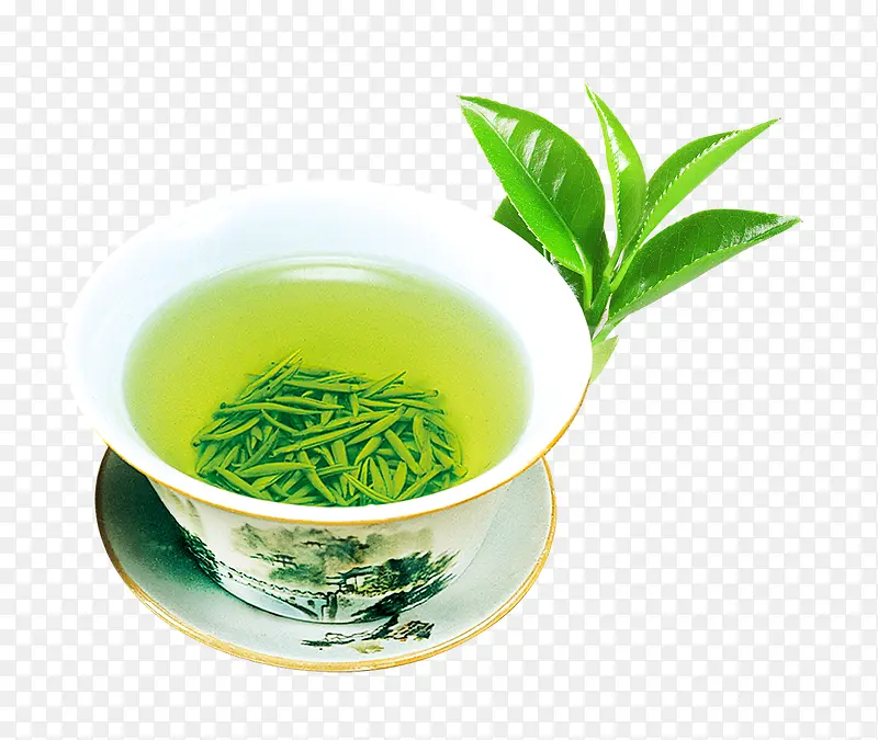 新鲜绿茶