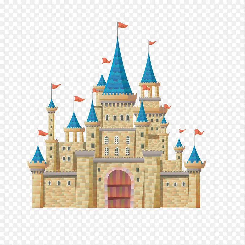 卡通彩绘城堡设计