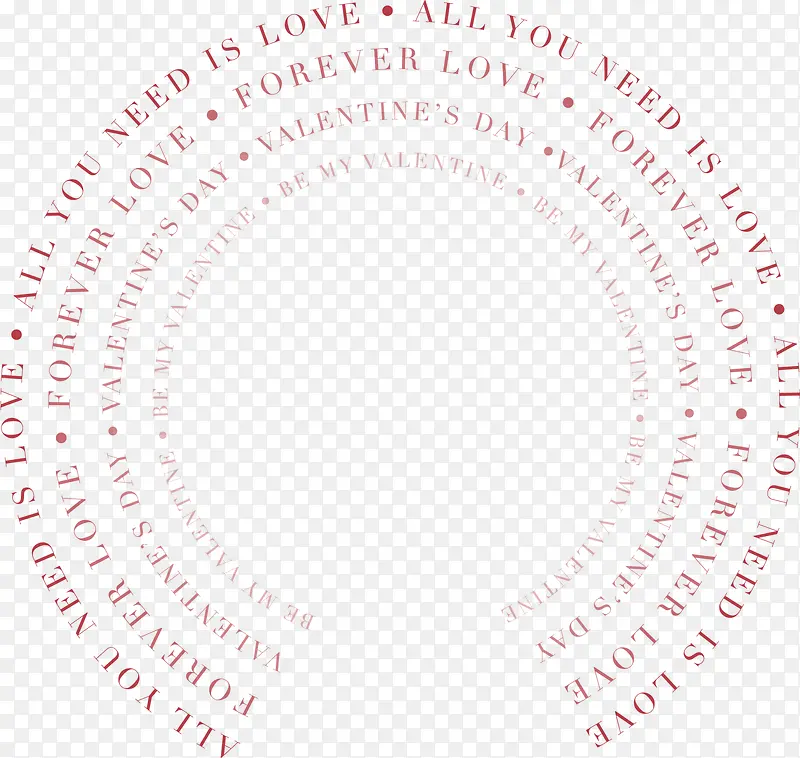 情人节love字母框架