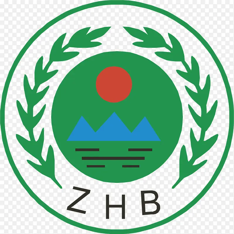 绿色ZHB免抠图标