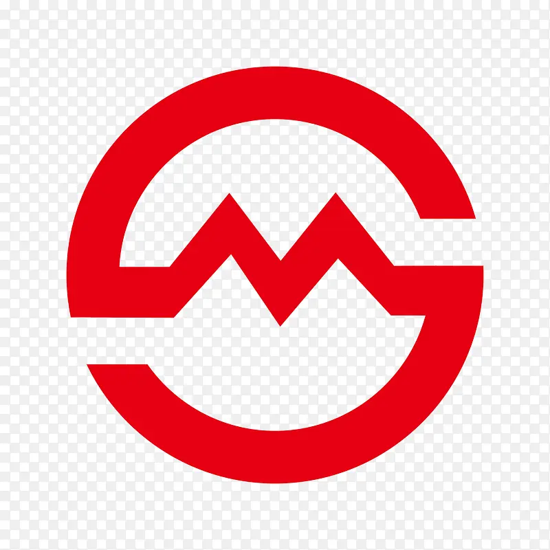 红色上海地铁logo标识PNG图片素材下载_图片编号qvwxxody-免抠素材网