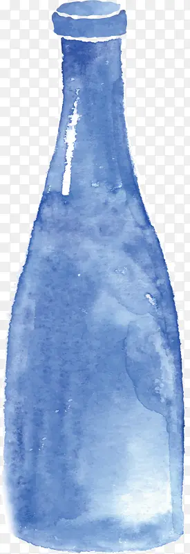 水彩瓶子