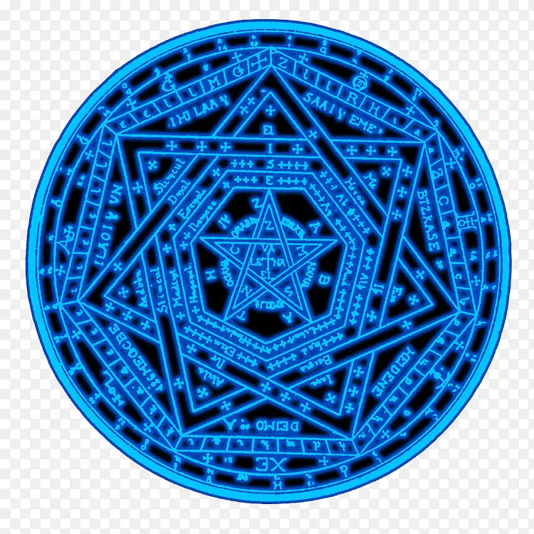 蓝色玄幻召唤阵PNG图片素材下载_图片编号yxnzjdmy-免抠素材网