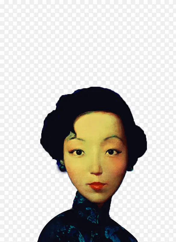 张爱玲油画风
