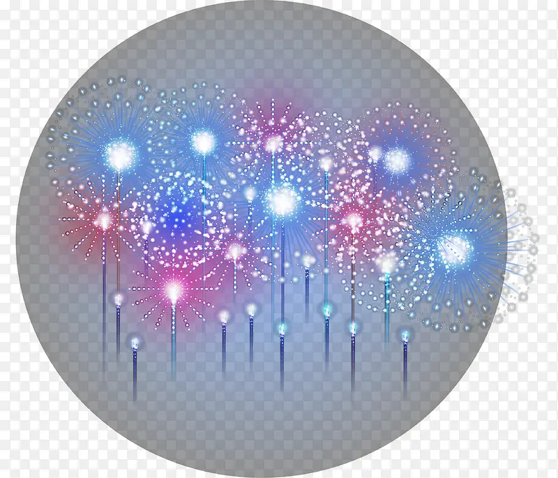 多彩梦幻烟花