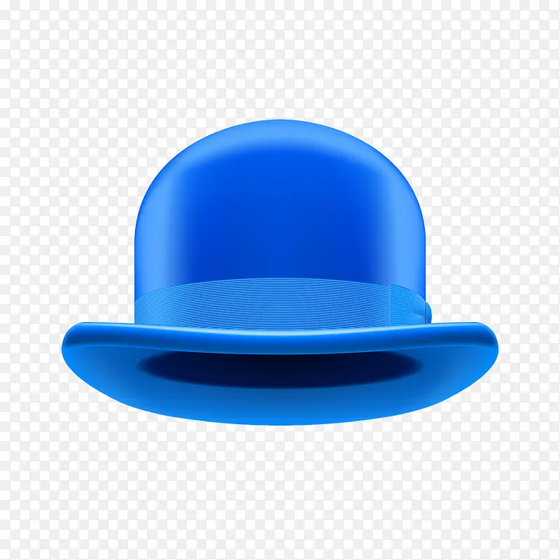 蓝色绅士礼帽