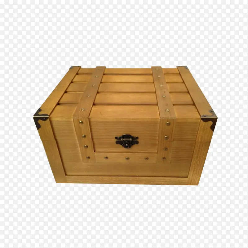 木质黄色红酒木箱