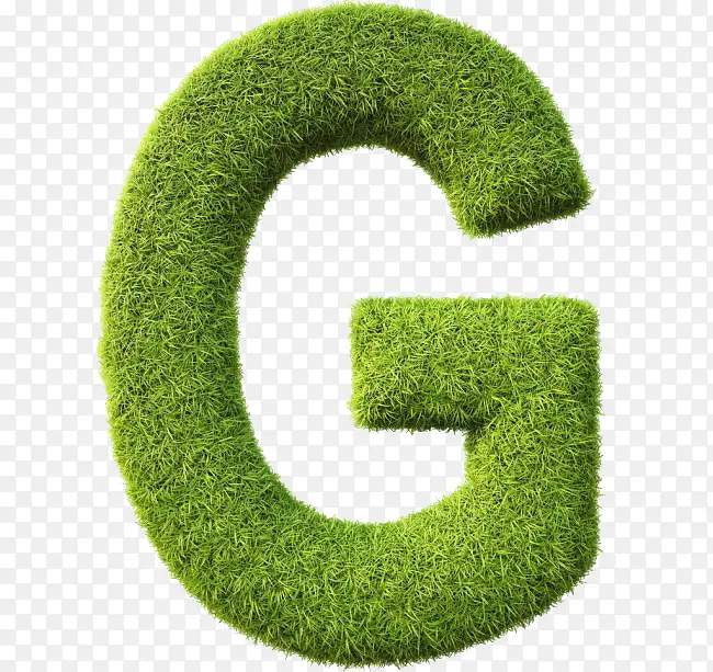 草组成的字母G