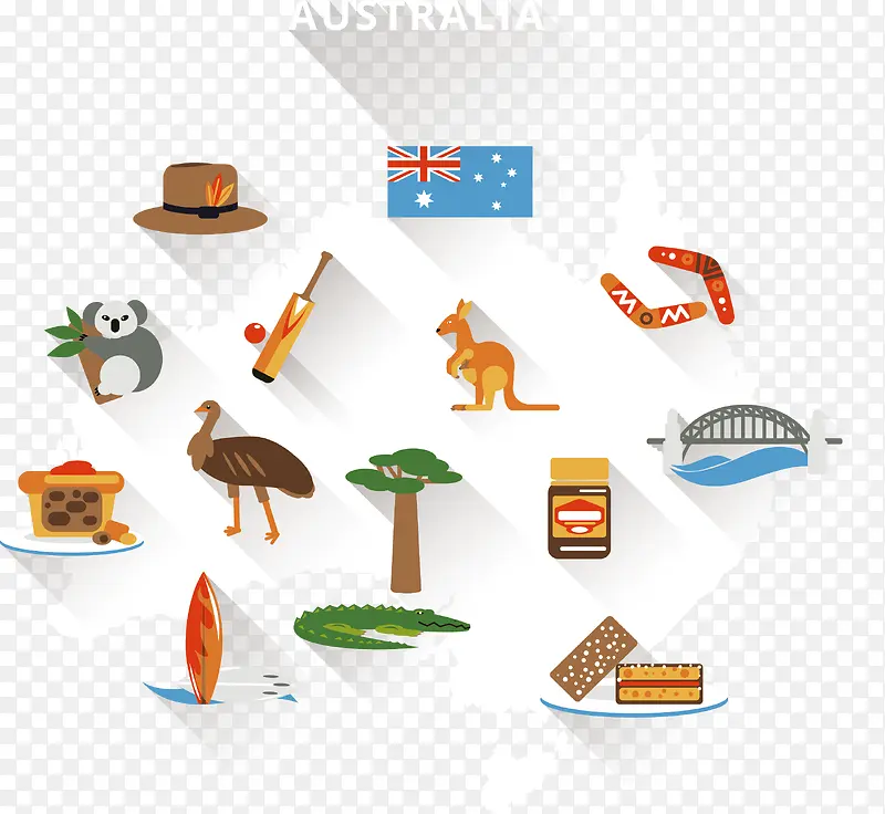 澳大利亚地图旅游