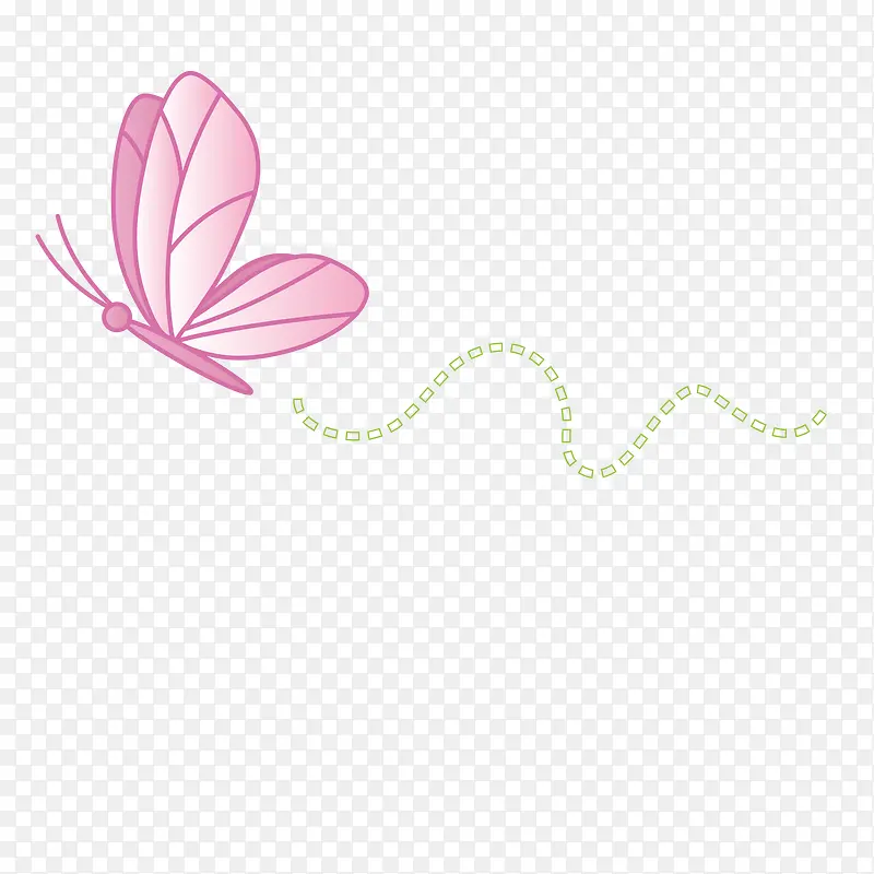 粉色的小蝴蝶