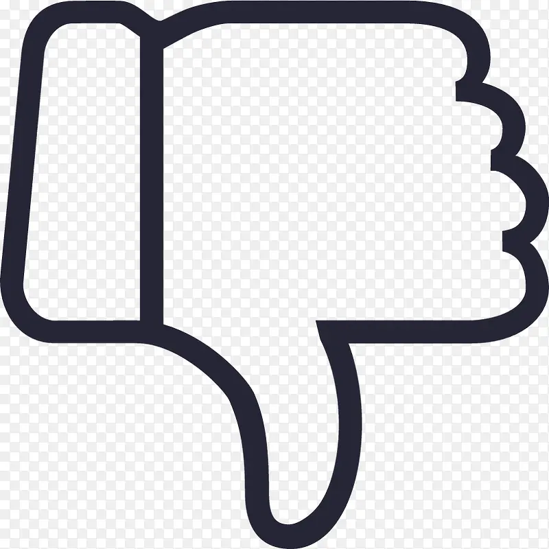 拇指向下图标 社交媒体反馈PNG图片素材下载_图片编号yreopelq-免抠素材网